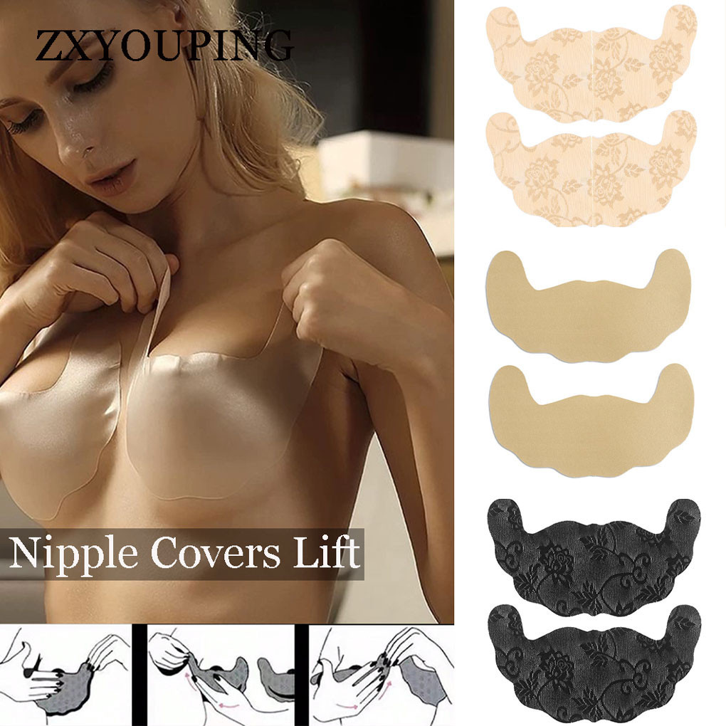 Push Up Bra Silicone - 5 Paar Kanten Tepelhoes Zelfklevende Borstlift