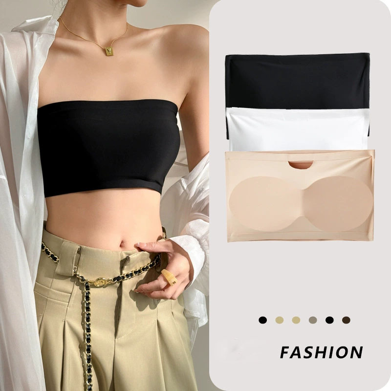Plunge Bra Push Up - One Piece Sexy Tube Tops Dames