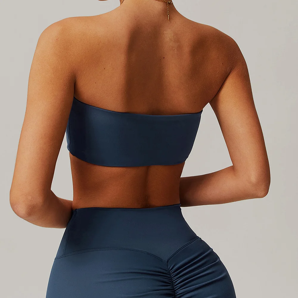 Underwire Bra Padded - Naadloze dames yoga top, strapless sportbeha