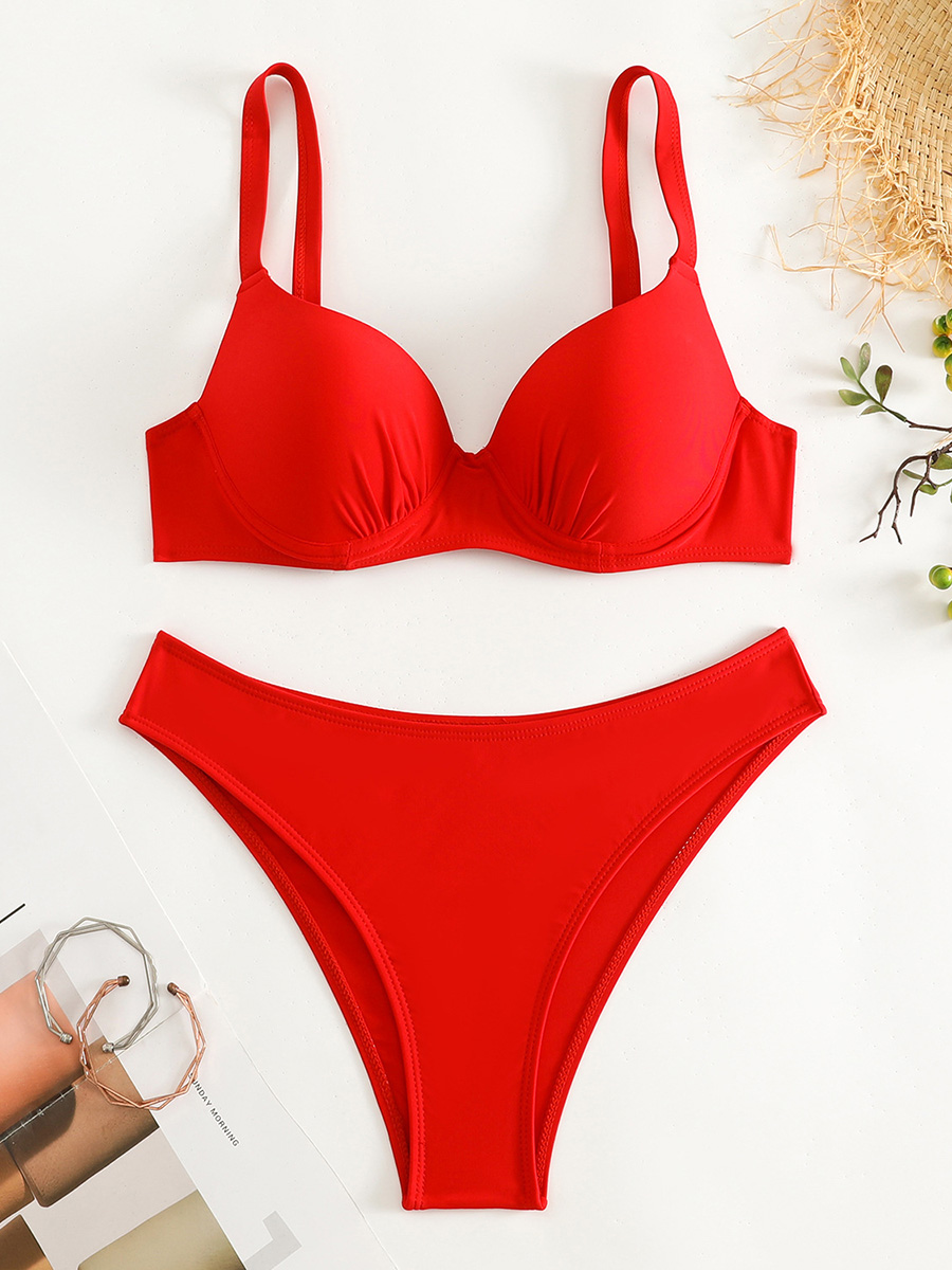 Underwire Bra Padded - Beugelbeha Cup Braziliaanse Bikini Vrouwelijk Badpak
