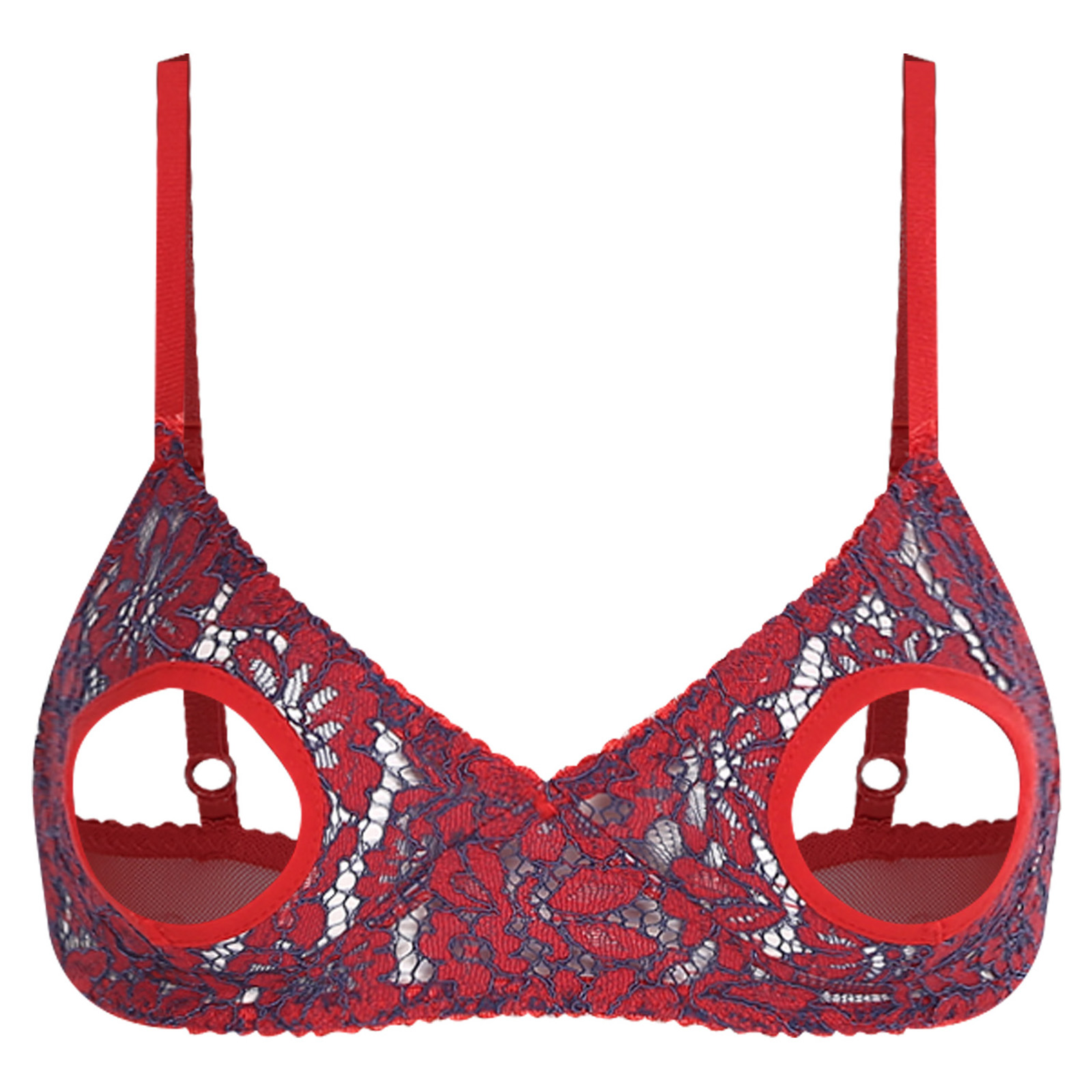 Sheer Mesh Bra - Dames Lingerie BH Top Sheer Mesh