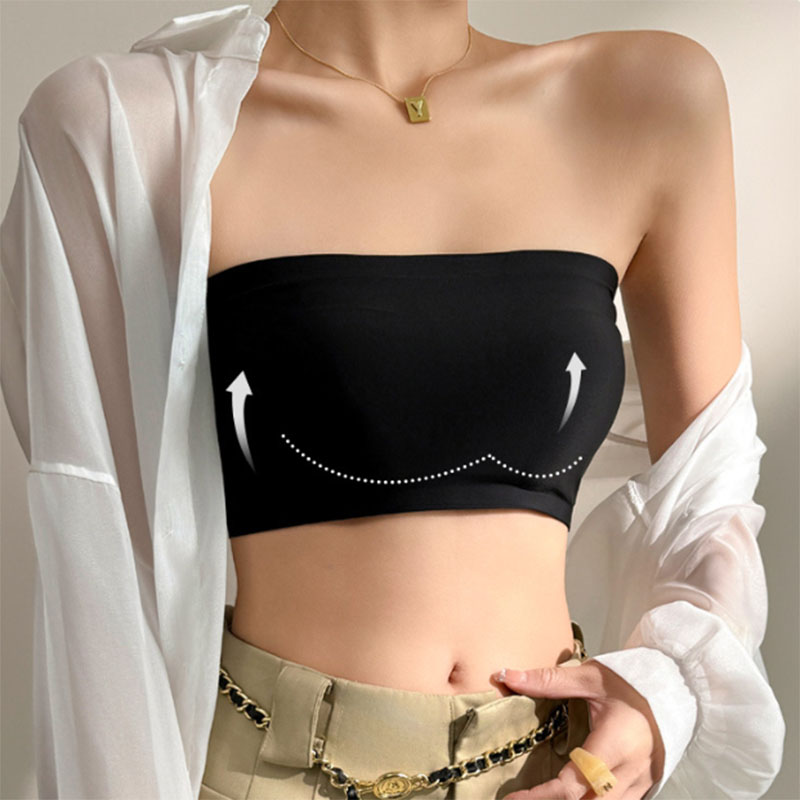One Piece Sexy Tube Tops Dames - Plunge Bra Push Up recensie en prijs