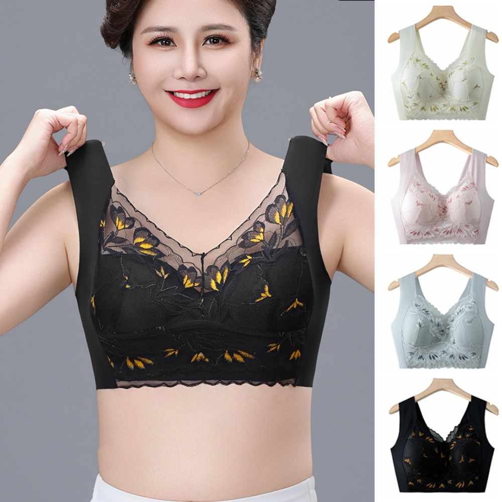 Mode Plus Size Kant Wireless B - Plunge Bra Push Up recensie en prijs