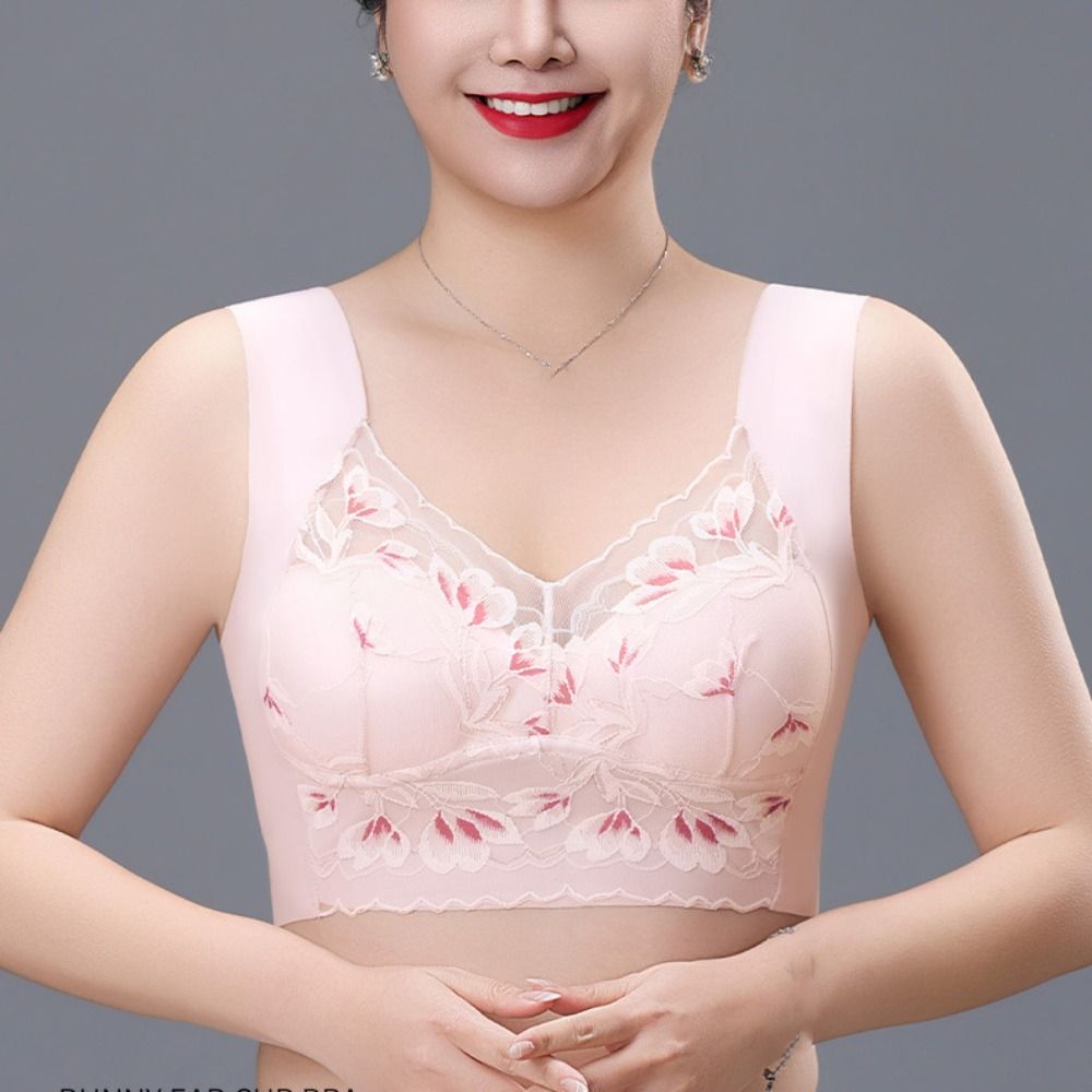 Mode Plus Size Kant Wireless B - Plunge Bra Push Up recensie en prijs