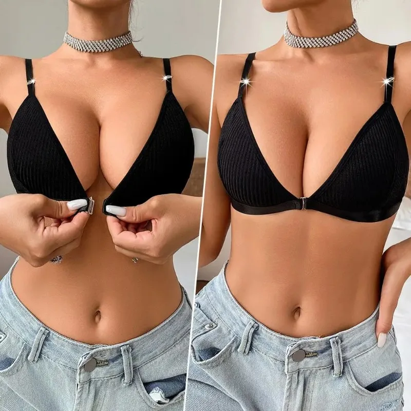 Sexy voorsluiting bh's voor vr - Plunge Bra Push Up recensie en prijs