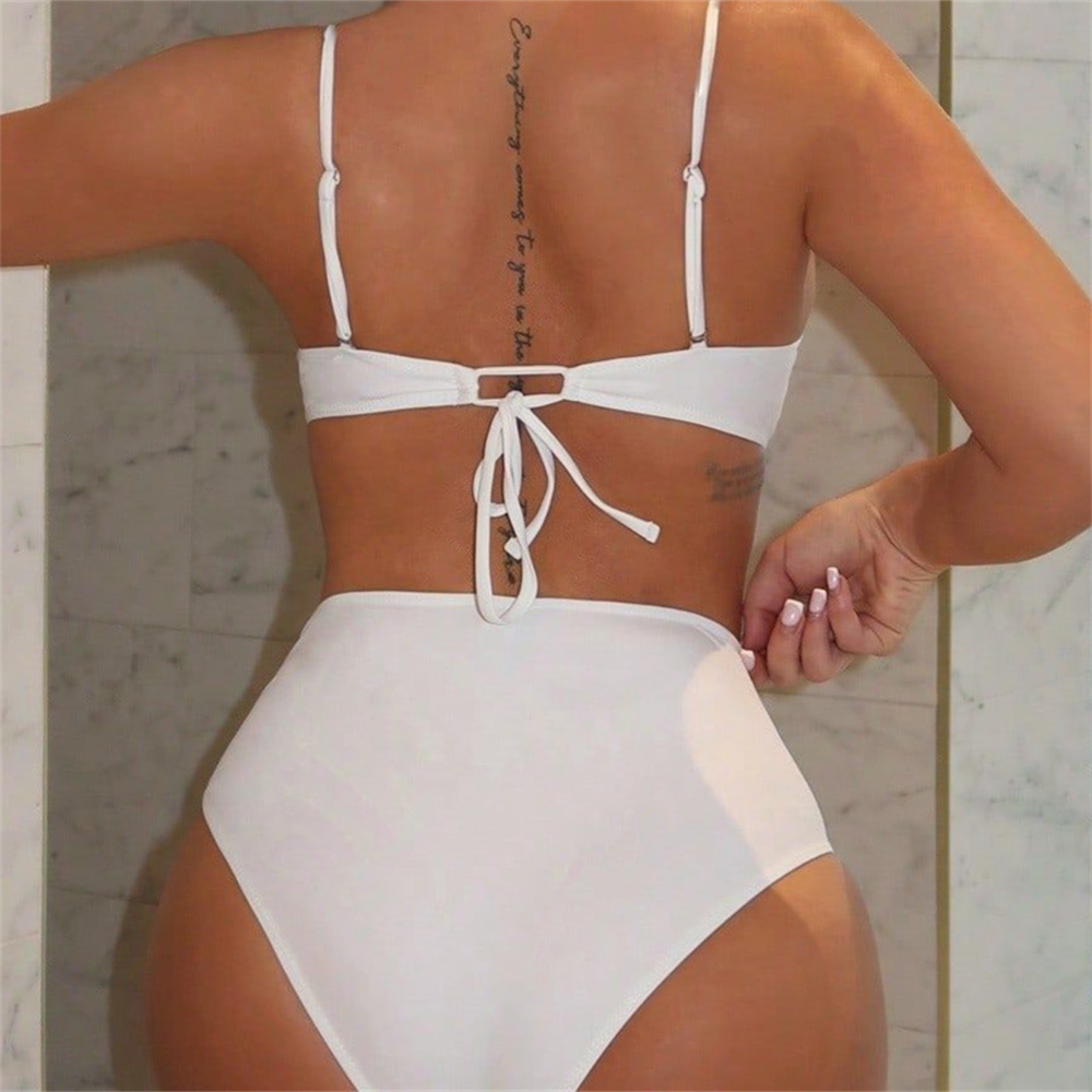 Witte Sling Bikini BH Back Lac - Underwire Bra Padded recensie en prijs