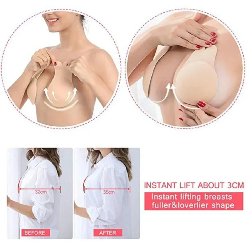 Vrouwen push-up bh's zelfkleve - Push Up Bra Silicone recensie en prijs